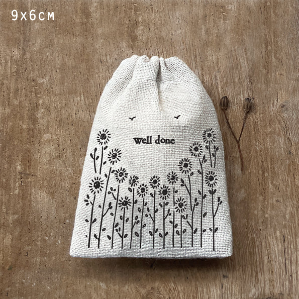 East of India Drawstring Bag
