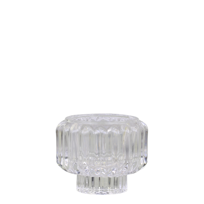 Tealight Holder With Grooves