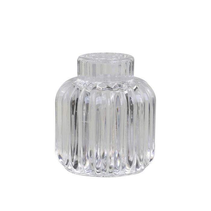 Tealight Holder With Grooves