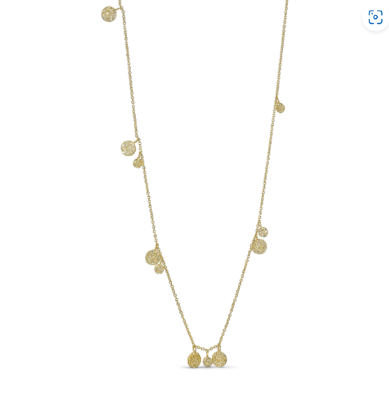 Pure By Nat Long Necklace With Pendants