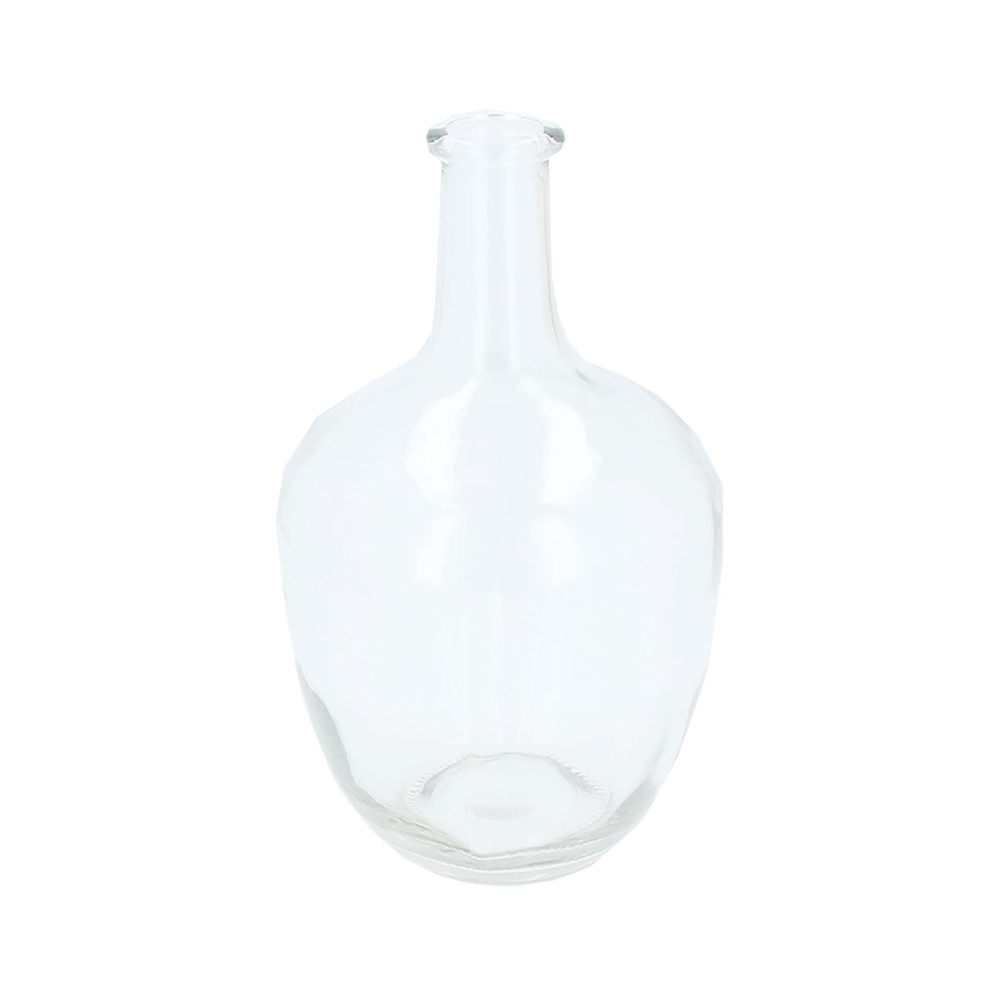 Gisela Graham Glass Vase Rum Bottle