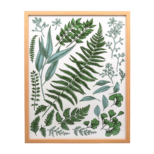 Gisela Graham Leaf Study Natural Framed Print