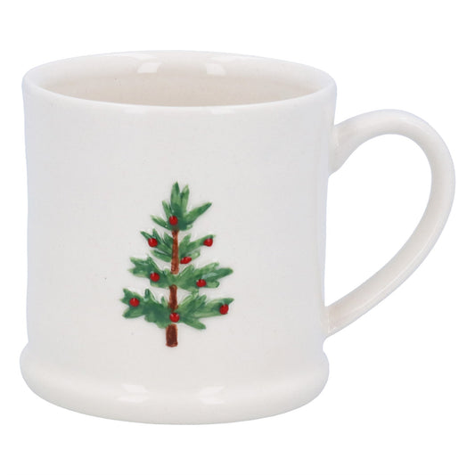 Gisela Graham Xmas Tree Stoneware Mini Jug