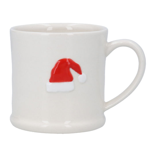 Gisela Graham Santa Hat Stoneware Mini Mug