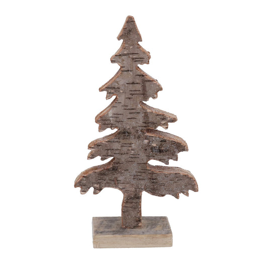 Gisela Graham Silver Birch Cut Out Tree Ornament
