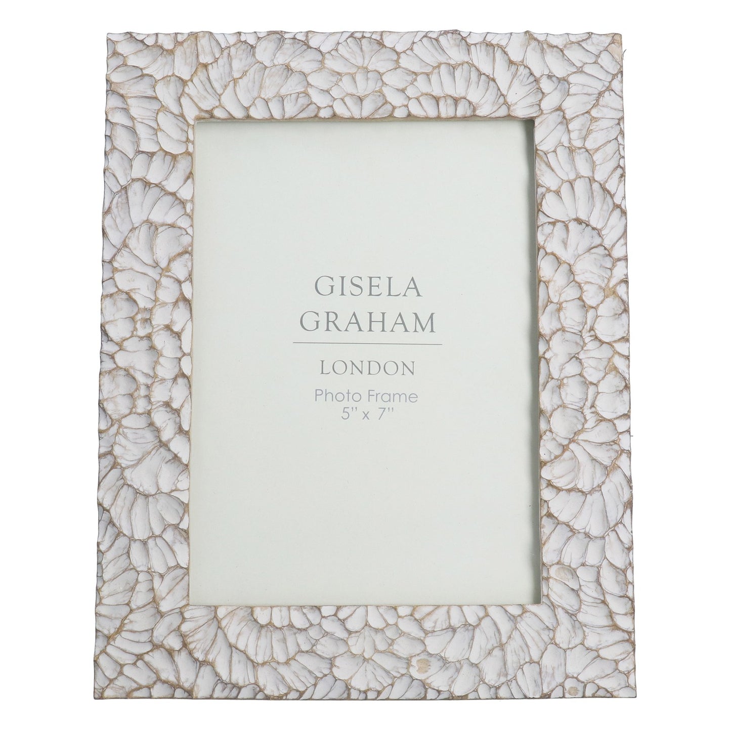 Gisela Graham Taupe Frill Resin Picture Frame