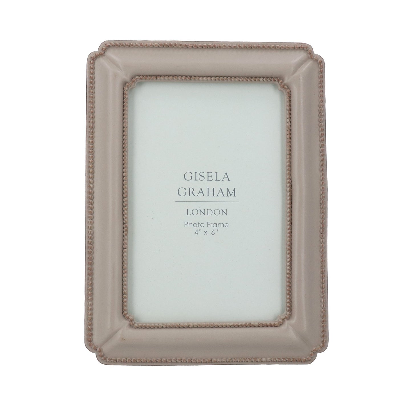 Gisela Graham Taupe Resin Classic Picture Frame