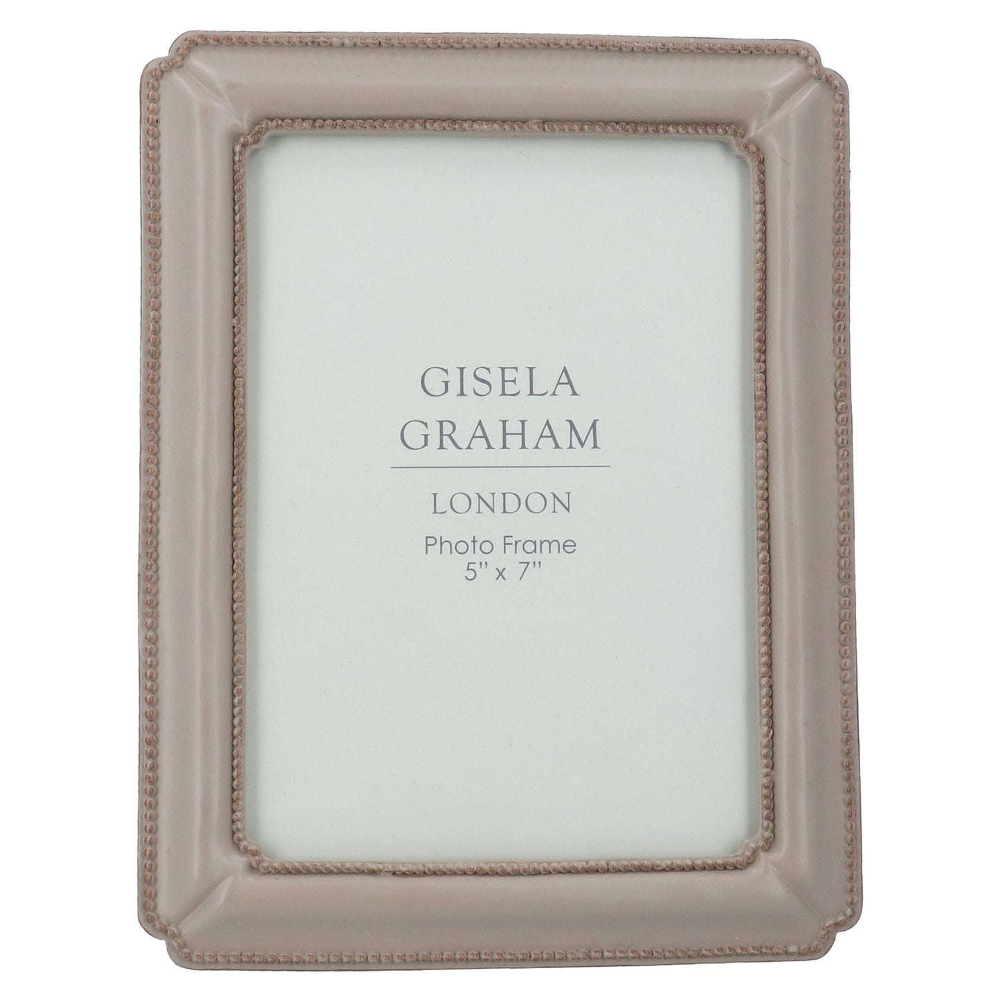 Gisela Graham Taupe Resin Classic Picture Frame
