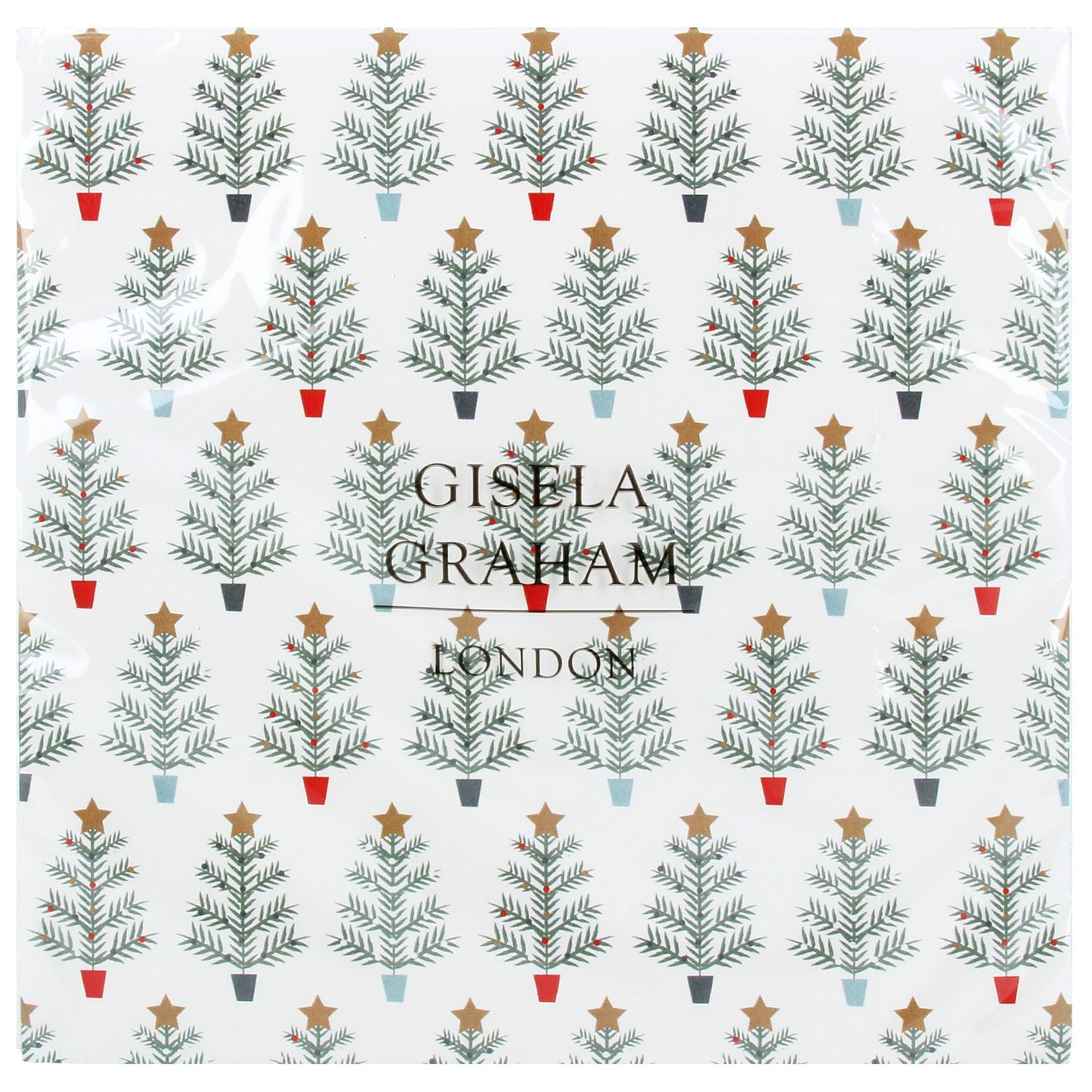 Gisela Graham Trees In Pots Napkins