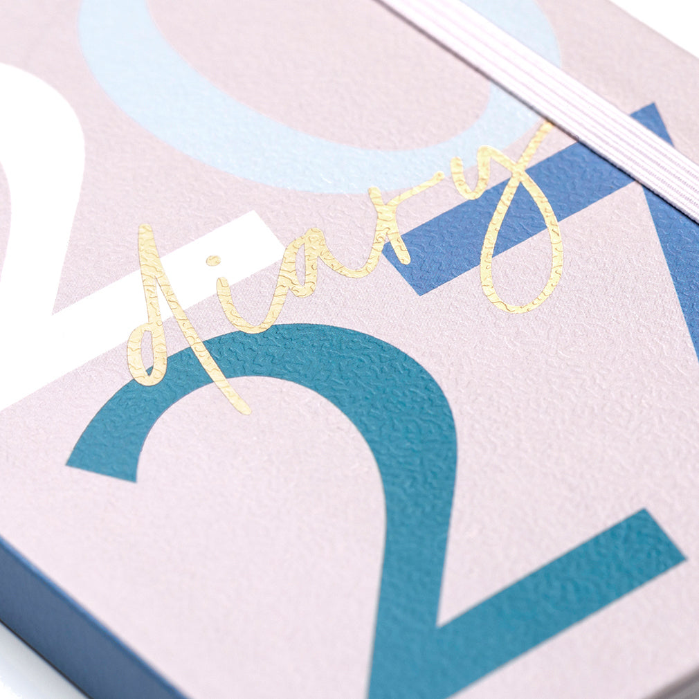 Busy B A6 To Do Diary 2027 Pink Graphic Number