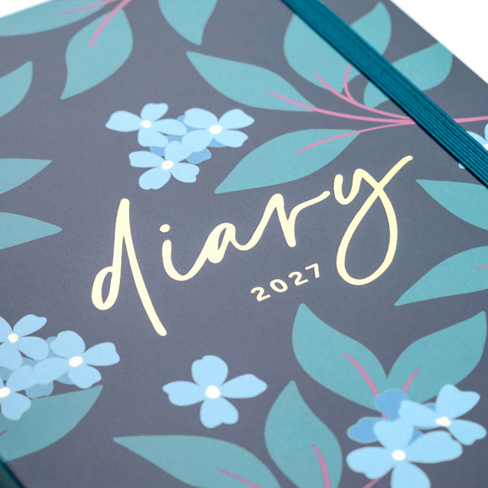 Busy B Everyday Diary 2027 Charcoal Ditsy Floral