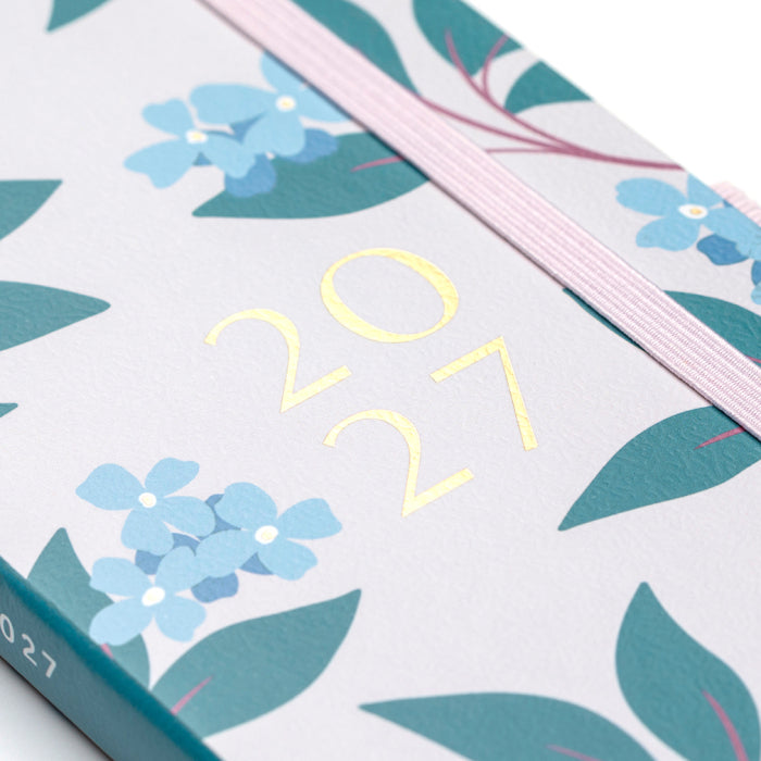 Busy B Slim Diary 2027 Pink Ditsy Floral