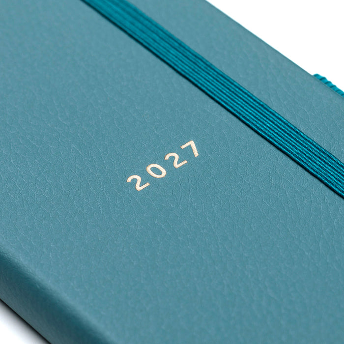 Busy B Slim Diary 2027 Teal Faux