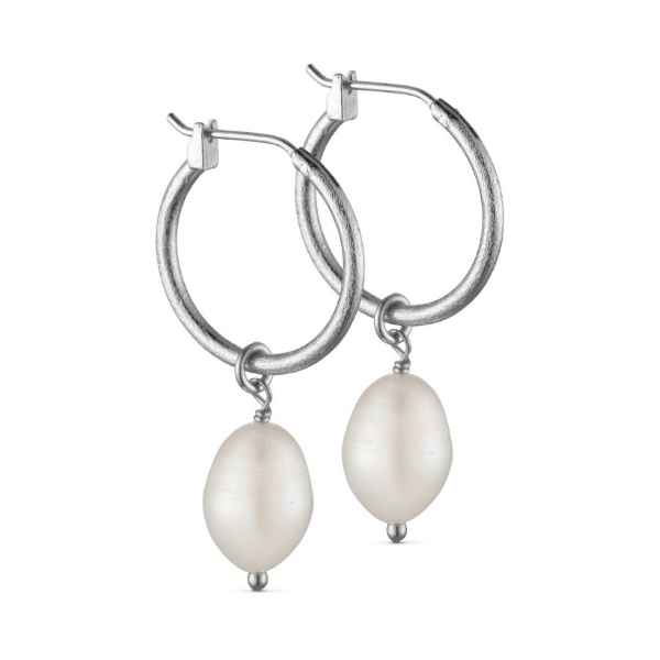 Pure By Nat Creol Earrings With Pearls