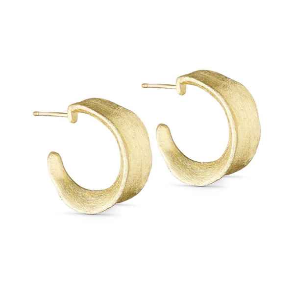 Pure By Nat Round Earrings