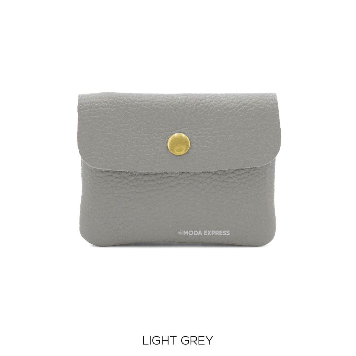 Leather Button Purse in various colours
