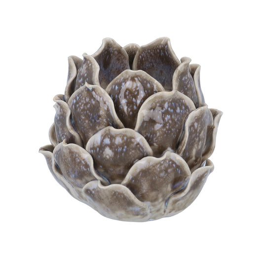 Gisela Graham Grey Artichoke T-Lite Holder