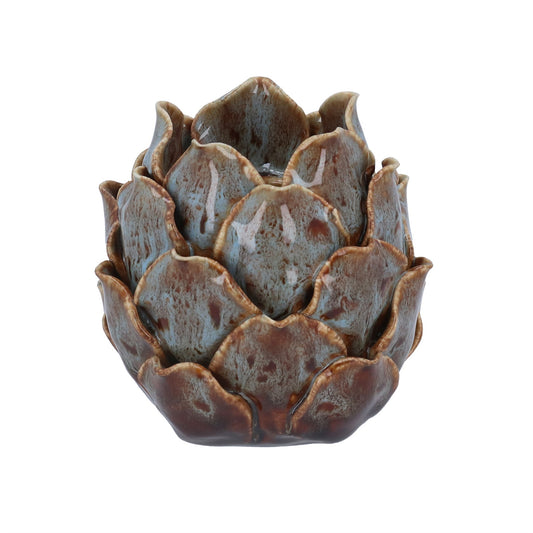 Gisela Graham Blue/Brown Artichoke T-Lite Holder