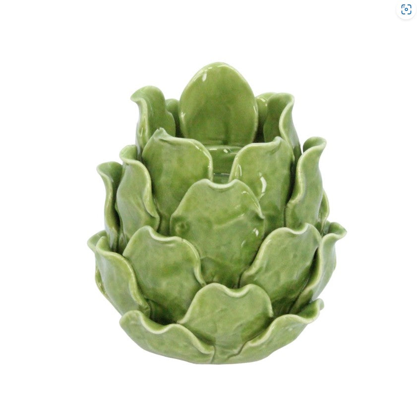 Porcelain Artichoke T- Lite Holder