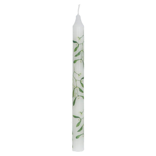Gisela Graham Crown Candle - Mistletoe