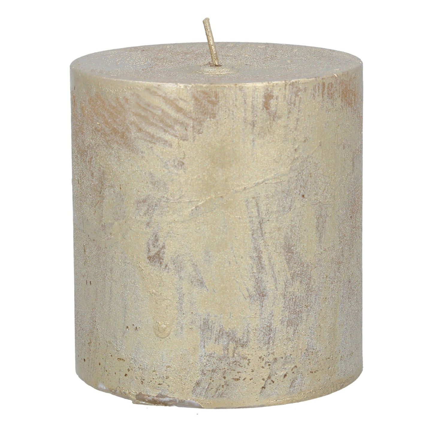 Gisela Graham Gold Pillar Candle