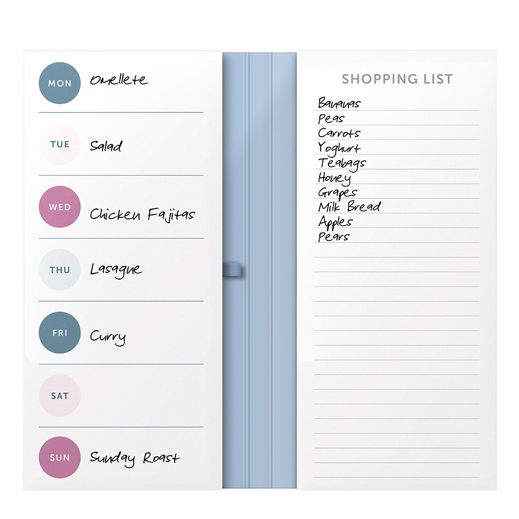 Busy B Meal Planner Burgundy Stripe