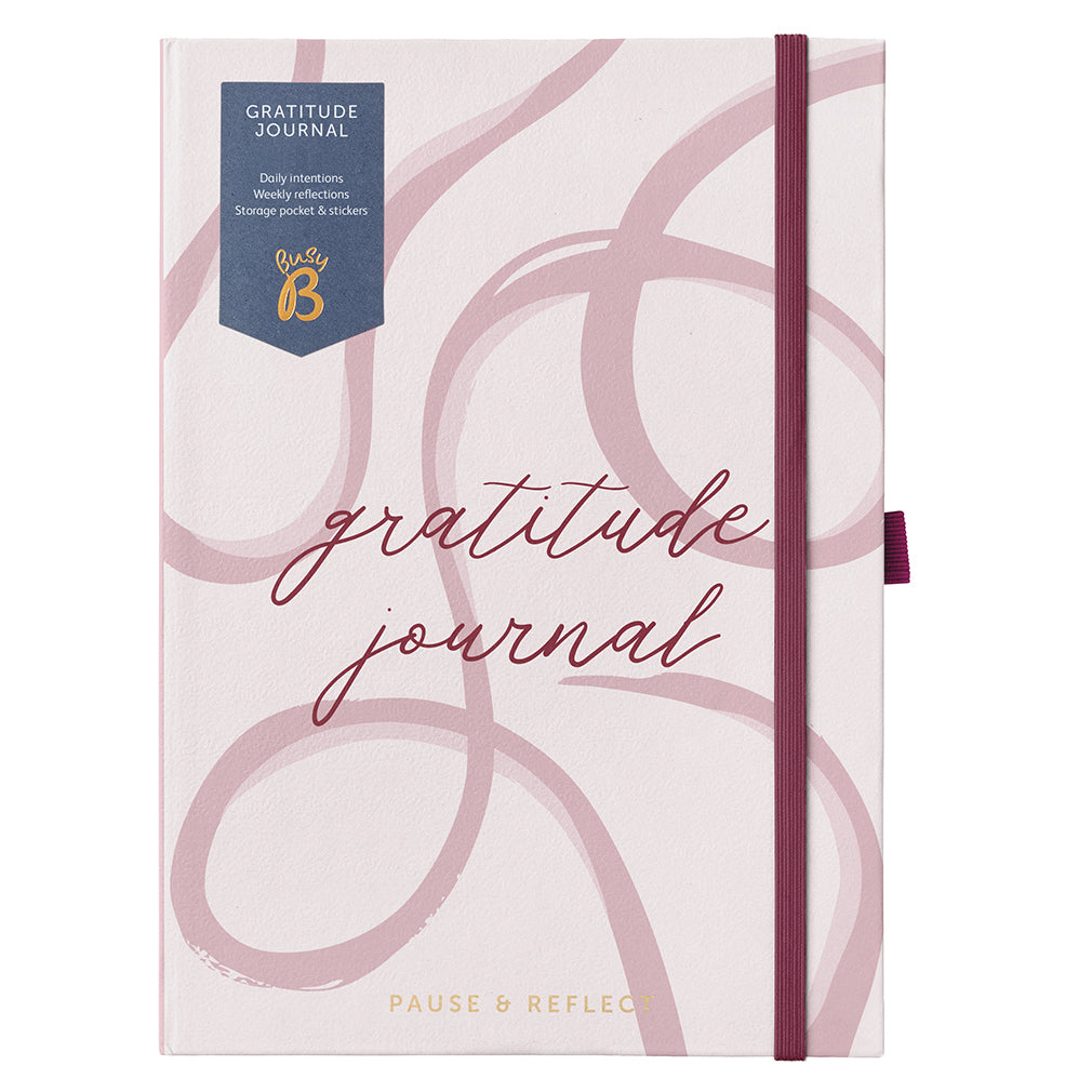 Busy B Gratitude Journal Pink Ribbon
