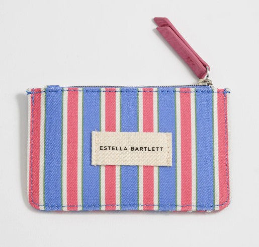 Estella Bartlett Blue Stripe Card Purse