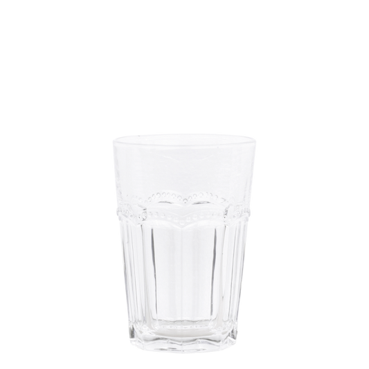 Antoinette Glass with pearl edge