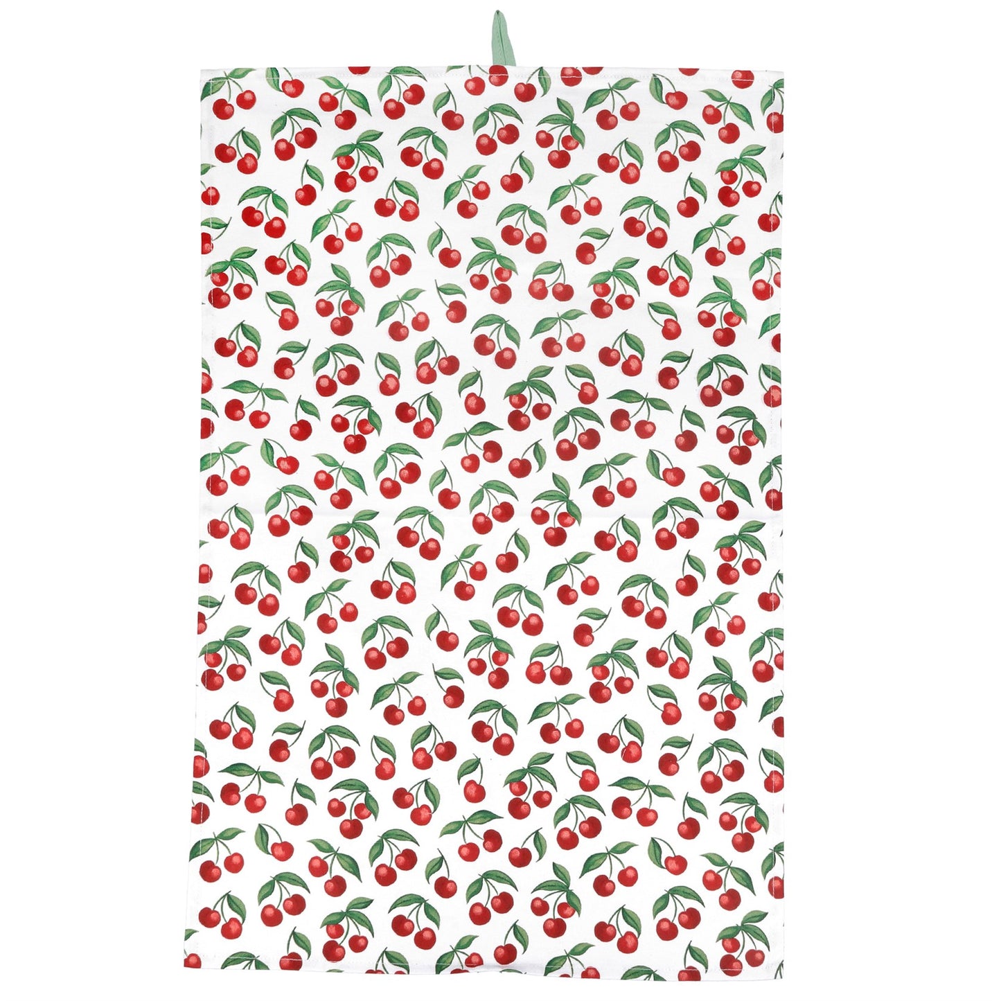 Gisela Graham Cherries Cotton Tea Towel