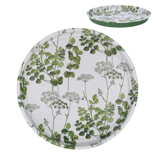 Gisela Graham Metal Tray - Spring Hedgerow