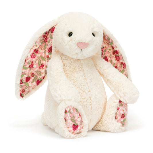 Jellycat Blossom Bunny Cream "Berry"