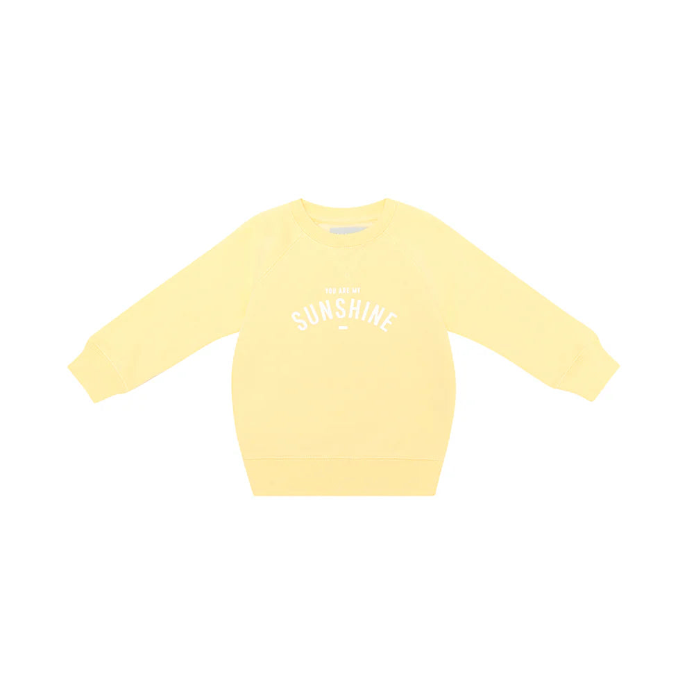 Bob & Blossom You Are My Sunshine Sweatshirt Butter Yellow, Age 1