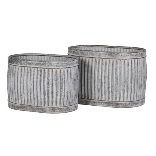 Zinc Planters Oblong