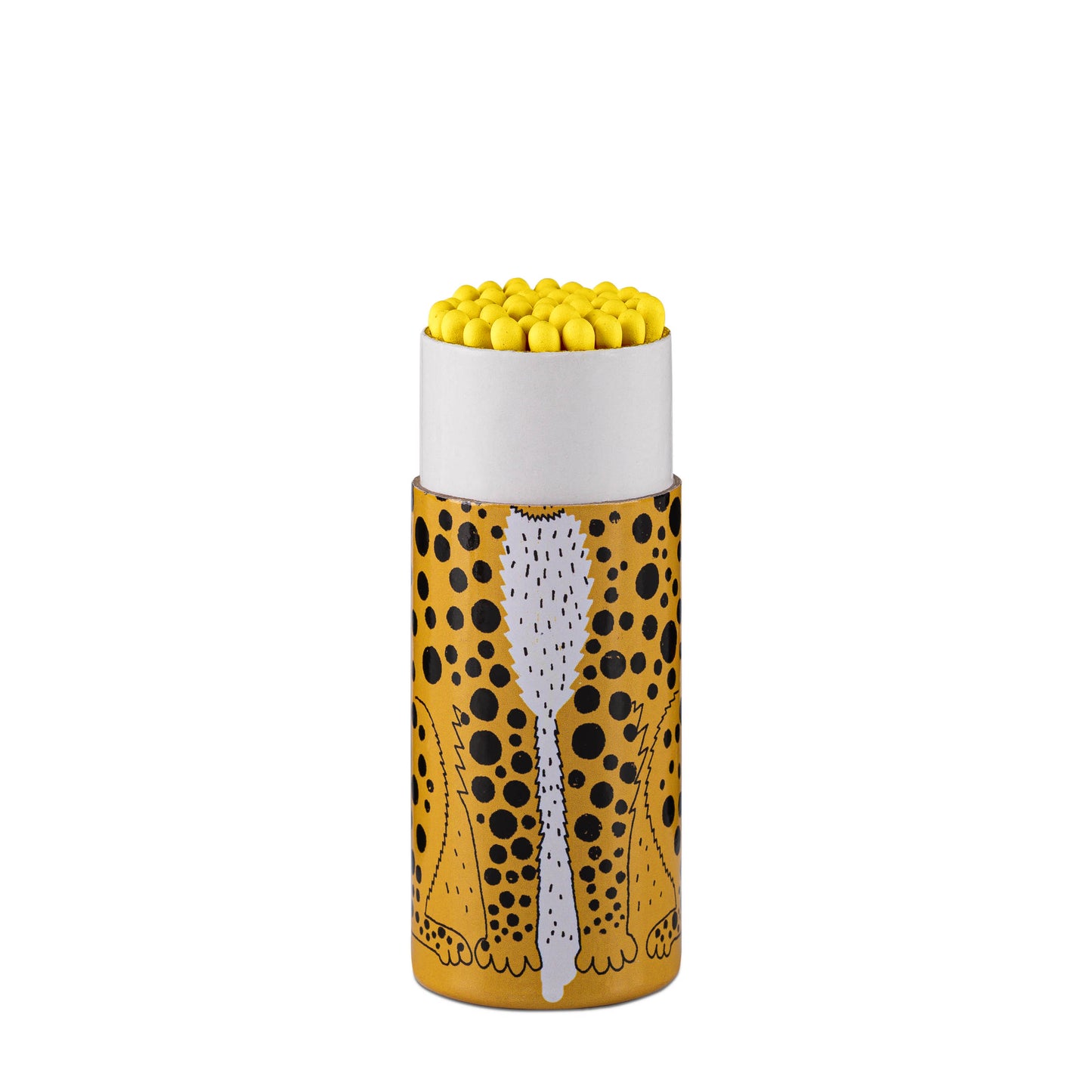 Cylinder Matchbox - Leopard