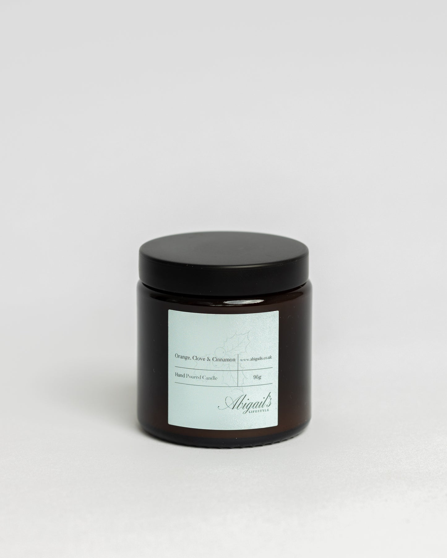 Abigail's Christmas Collection Brown Pharmacy Jar Candle Orange, Clove & Cinnamon