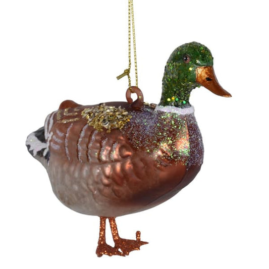 Glass Duck Bauble