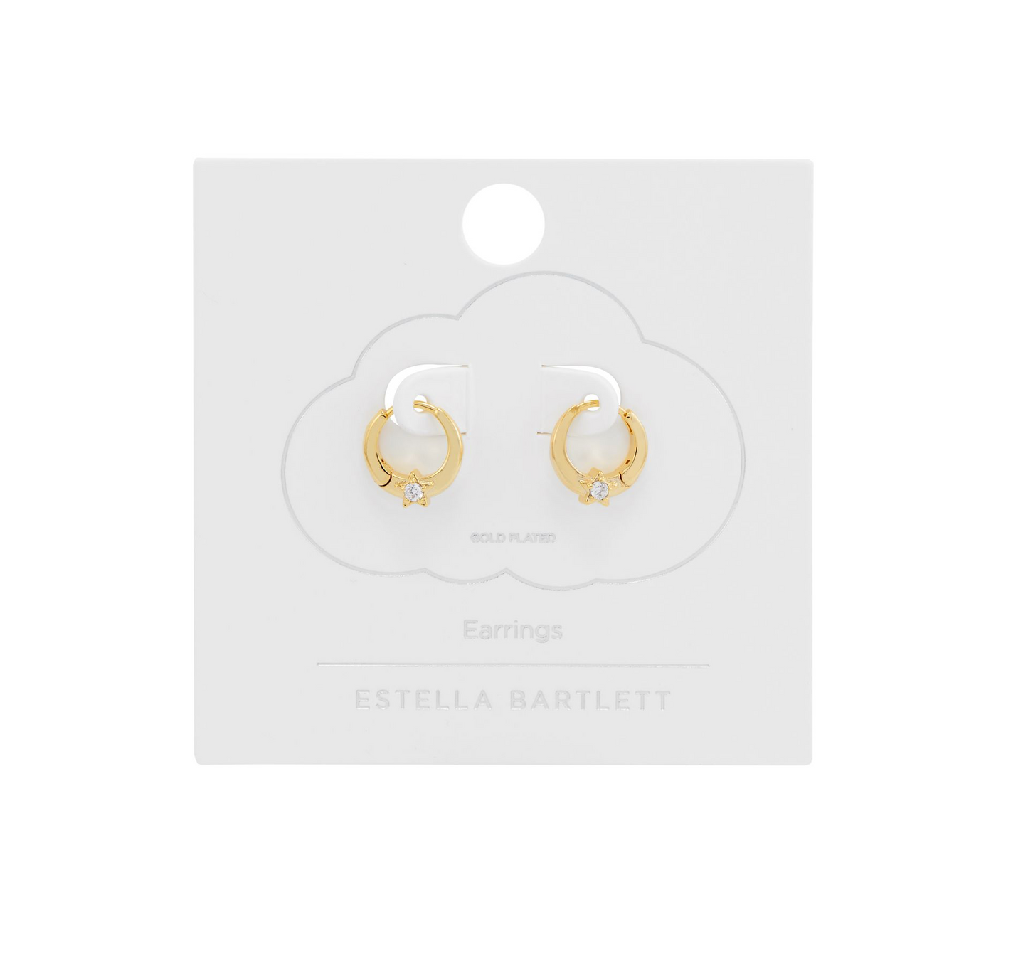 Estella Bartlett Moon and Star Hoops