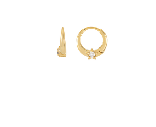 Estella Bartlett Moon and Star Hoops