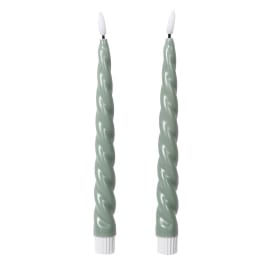 Twisted Sage LED Candle