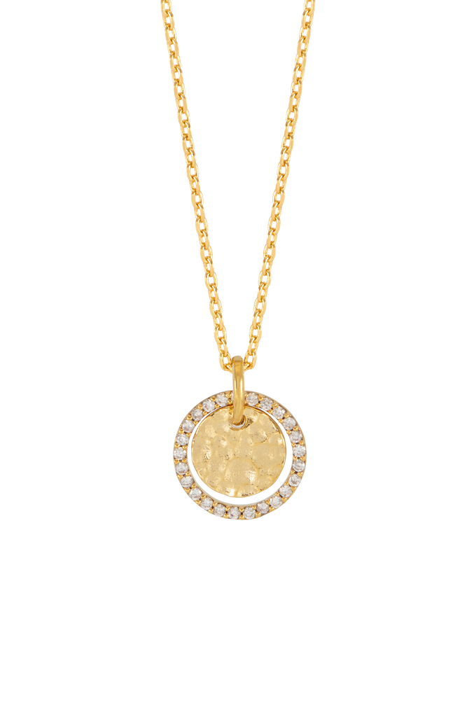 Estella Bartlett Hammered Coin Necklace