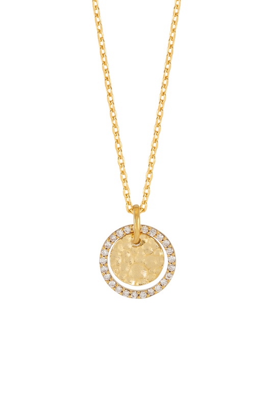 Estella Bartlett Hammered Coin Necklace