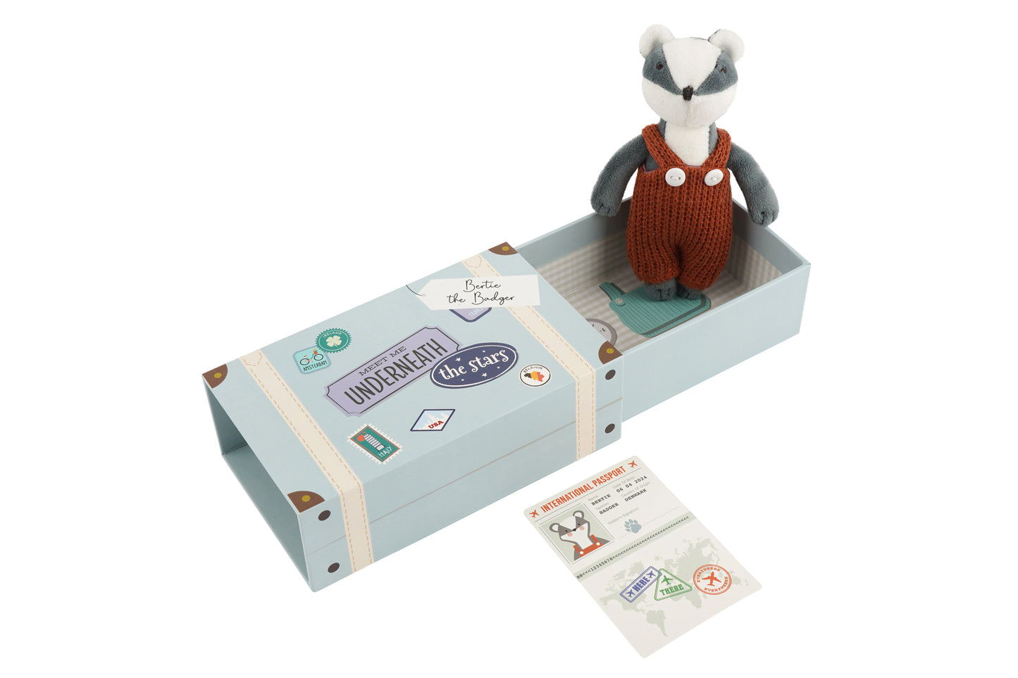 Wild Wanderers Bertie the Badger Matchbox