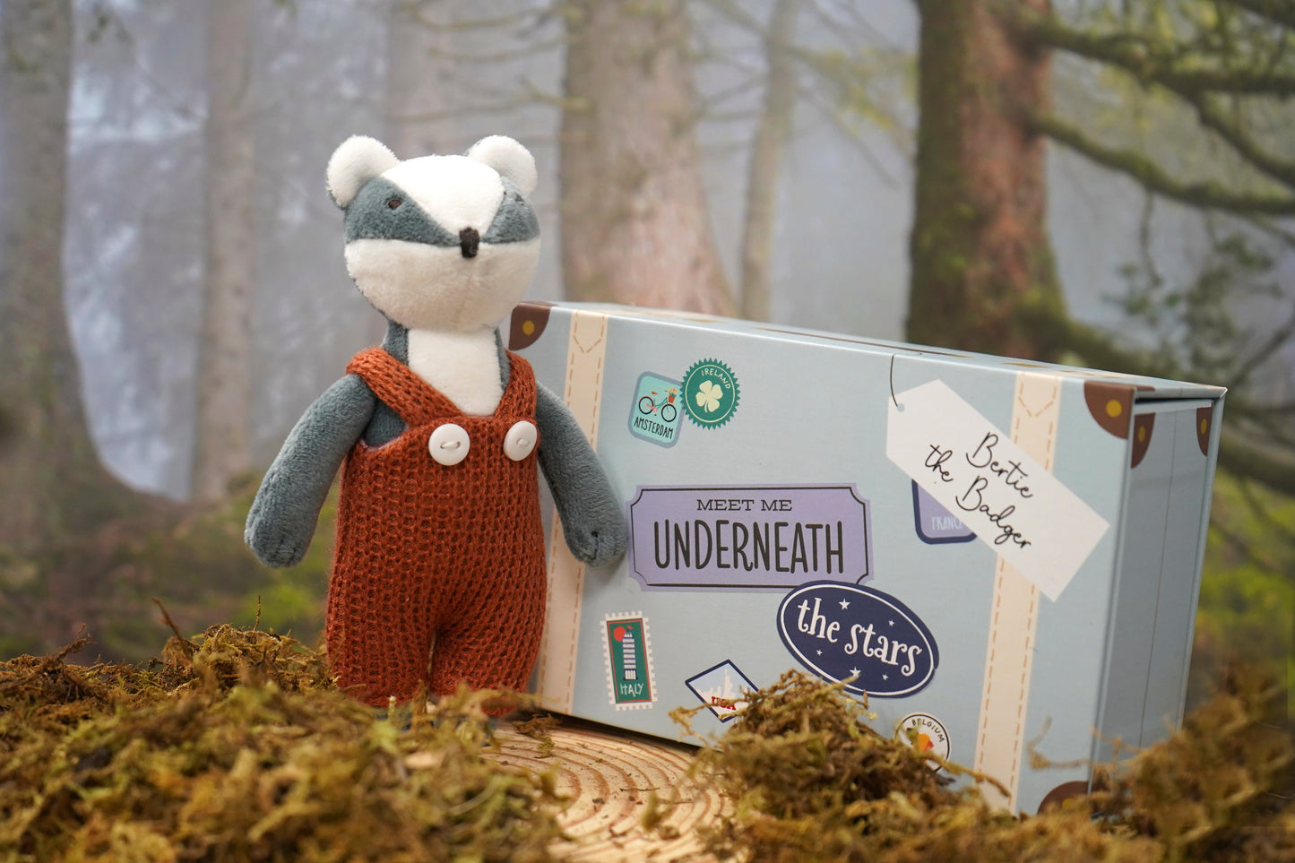 Wild Wanderers Bertie the Badger Matchbox