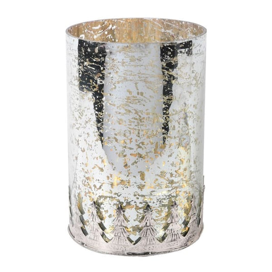 Large Antique Silver Votive