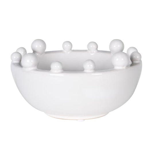 White Trinket Bobble Bowl