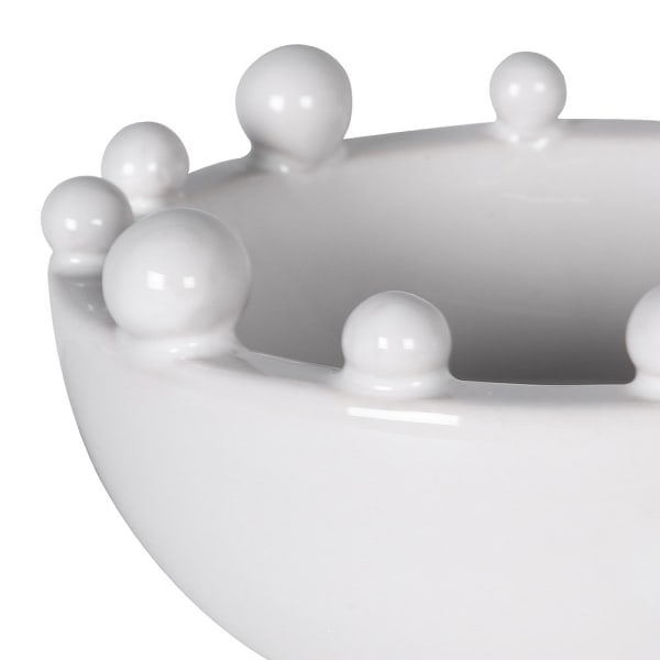 White Trinket Bobble Bowl