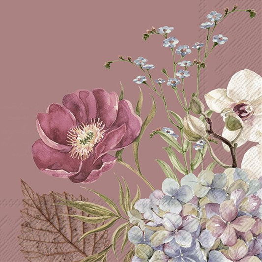 Napkins- Belles Fleurs Old Rose