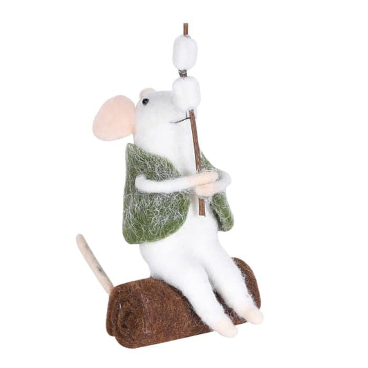 Pinky by the Campfire