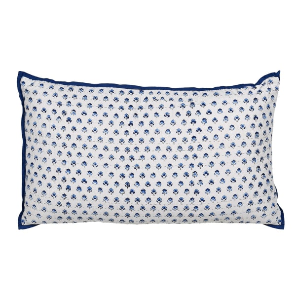 Indigo Paisley Cushion